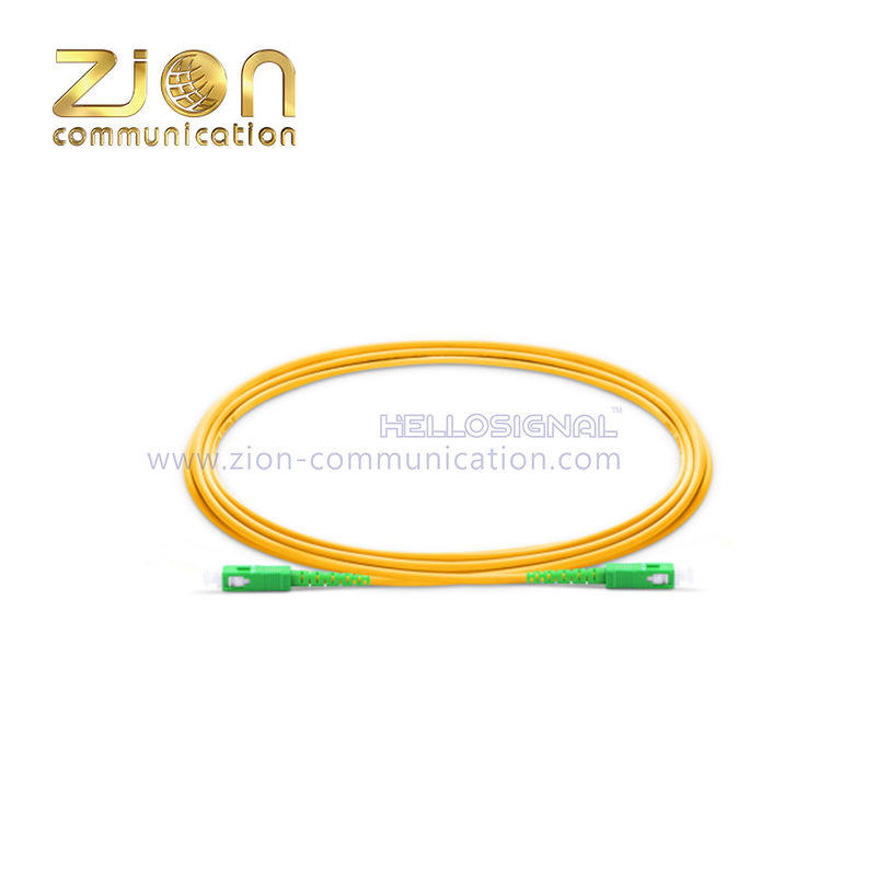 G655 PVC Jacket Fiber Optic Patch Cord with SC Connector