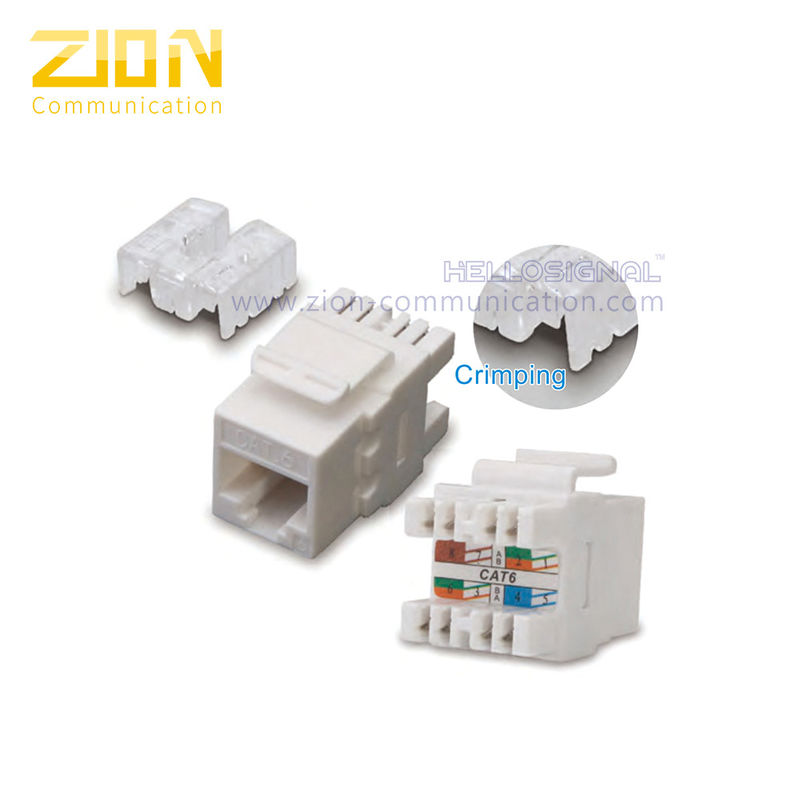 UTP RJ45 180 degree keystone jack ZCM255 , Keystone, Ethernet , from China Manufacturer - Zion Communiation