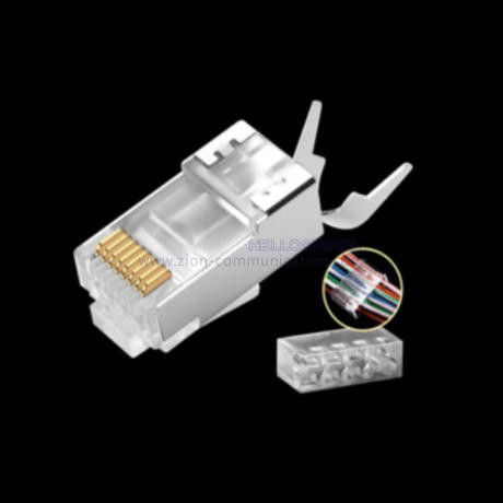 CAT7 Modular Plug FTP Data Center Equipment 1.30mm Insulation OD