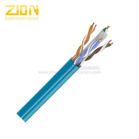 Unshielded U UTP CAT 6A LSZH Jacket Network Cable 500Mhz 10Gbps Copper Conductor