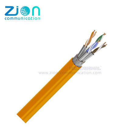 S/FTP LSZH Jacket CAT 8 Network Cable 2000Mhz 40Gbps Copper Conductor NO 7112436