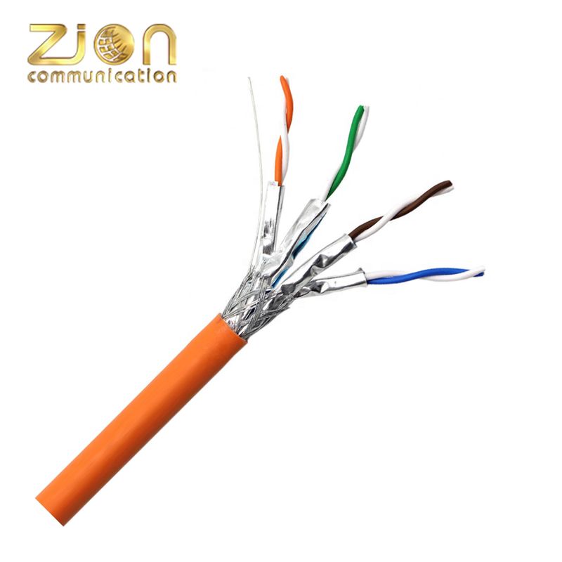 S/FTP CAT 7 PVC Network Cable ,600Mhz,10Gbps, Copper conductor, sftp cat7 ethernet cable, cat7 lan cable NO 7112402