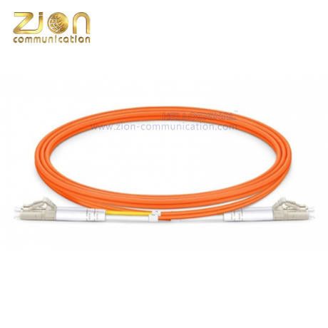 OM1 Orange Lc Upc Patch Cord Duplex Multimode PVC 2.0mm 2m Length