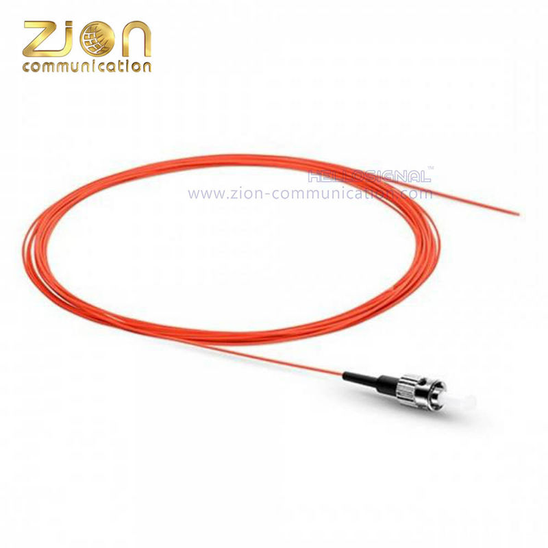 ST UPC Simplex OM1 Multimode Fiber Optic Patch Cord PVC 0.9mm 2m