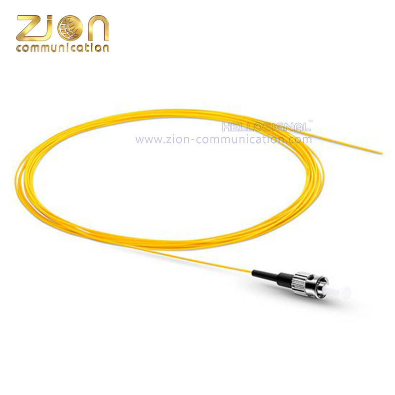 ST APC Simplex G.652.D ST Fiber Patch Cable Single Mode PVC Jacket  0.9mm 2m