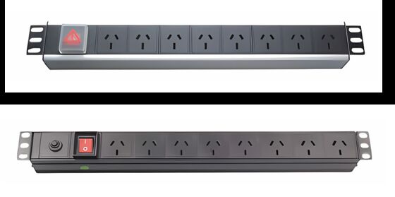 ZION Standard Rack PDU with 1U Form Factor Aluminium Housing and 60kg Loading Capacity for Data Centers